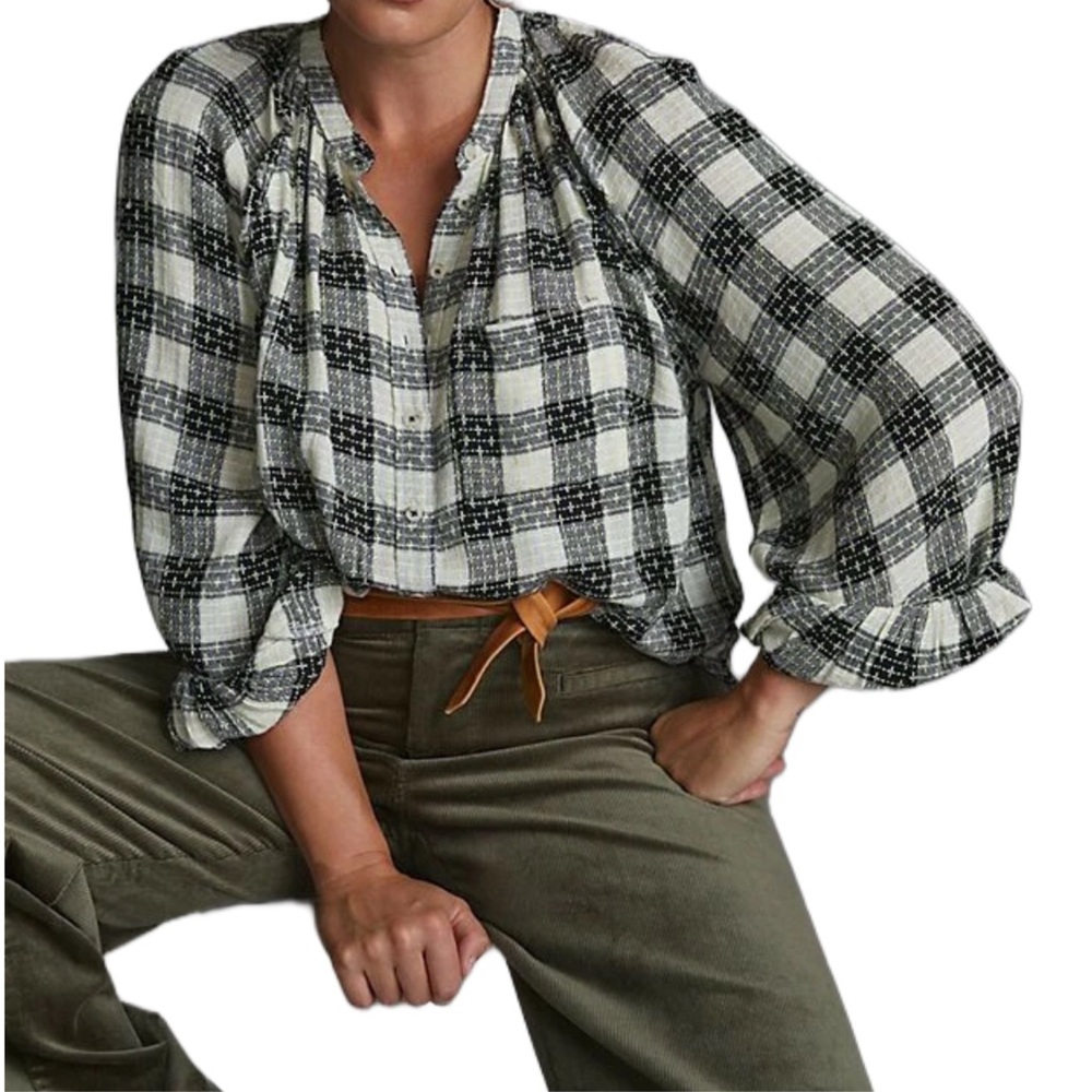 Anthropologie Pilcro Breezy Button Down Shirt